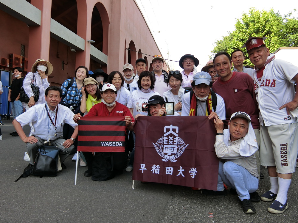課外活動で東京六大学野球 早慶戦を観戦！の画像